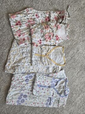 Tesa Babe Floral & New Years Long Sleeve Women’s Pajamas Set Of 3